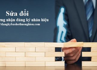 Sửa đổi giấy chứng nhận đăng ký nhãn hiệu