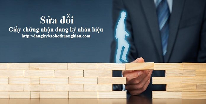 Sửa đổi giấy chứng nhận đăng ký nhãn hiệu