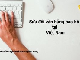 Sửa đổi văn bằng bảo hộ nhãn hiệu tại Việt Nam